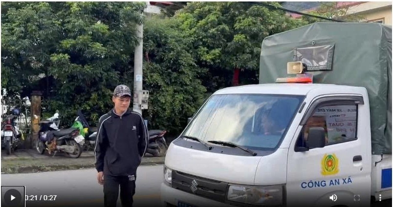 Công an xã ở Cao Bằng đưa thí sinh ngủ quên đến điểm thi kịp giờ